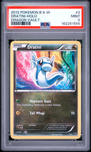 Dratini-Holo Dragon Vault Pokemon Black & White Dragon Vault 2 NM PSA 9