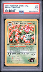 Erika'S Ivysaur 1st Edition Pokemon Gym Challenge 41 NM PSA 9