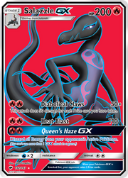 Salazzle GX (132/147) [Sun & Moon: Burning Shadows]