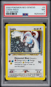 Lugia-Holo 1st Edition Pokemon Neo Genesis 1st Edition 9 NM PSA 7