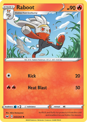 Raboot (033/202) [Sword & Shield: Base Set]