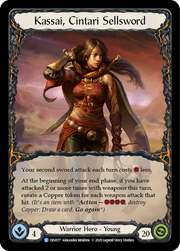 Kassai, Cintari Sellsword [CRU077] (Crucible of War)  1st Edition Normal