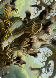 Scurry Oak Art Card (Gold-Stamped Signature) [Modern Horizons 2 Art Series]