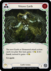 Weave Earth (Red) [U-ELE122] (Tales of Aria Unlimited)  Unlimited Rainbow Foil