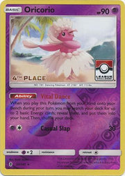 Oricorio (55/145) (League Promo 4th Place) [Sun & Moon: Guardians Rising]