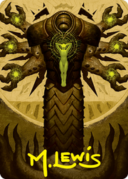 Inquisition of Kozilek Art Card (Gold-Stamped Signature) [Strixhaven: School of Mages Art Series]