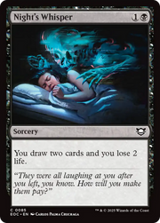 Night's Whisper [Edge of Eternities Commander]