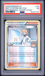 Misty'S Dtmn-Rev.Foil Bkp-Regional Champ-Staff Pokemon Xy Breakpoint 104 NM PSA