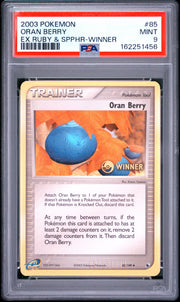 Oran Berry Ex Ruby & Spphr-Winner Pokemon Ex Ruby & Sapphire 85 NM PSA 9