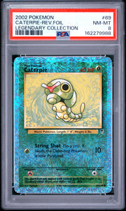 Caterpie-Rev.Foil Legendary Collection Pokemon Legendary Collection 69 NM PSA 8