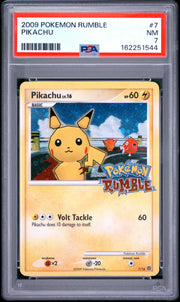 Pikachu Pokemon Rumble 7 NM PSA 7