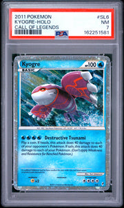 Kyogre-Holo Call Of Legends Pokemon Call Of Legends SL6 NM PSA 7