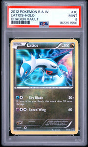 Latios-Holo Dragon Vault Pokemon Black & White Dragon Vault 10 NM PSA 9