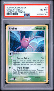Crobat-Holo Hidden Legends Pokemon Ex Hidden Legends 3 NM PSA 8