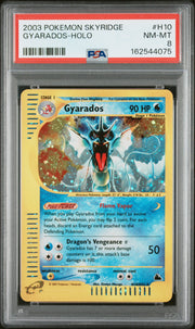 Gyarados-Holo Pokemon Skyridge H10 NM PSA 8