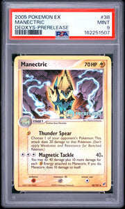 Manectric Deoxys-Prerelease Pokemon Ex Deoxys 38 NM PSA 9