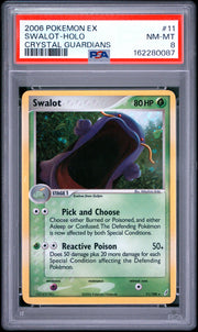 Swalot-Holo Crystal Guardians Pokemon Ex Crystal Guardians 11 NM PSA 8