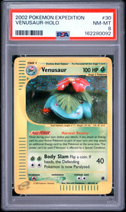Venusaur-Holo Pokemon Expedition 30 NM PSA 8