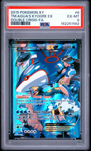 Tm.Aqua'S Kyogre Ex Double Crisis-Fa Pokemon Xy Double Crisis 6 NM PSA 6