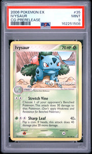 Ivysaur Cg-Prerelease Pokemon Ex Crystal Guardians 35 NM PSA 9