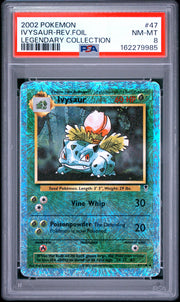 Ivysaur-Rev.Foil Legendary Collection Pokemon Legendary Collection 47 NM PSA 8