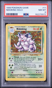 Nidoking-Holo Pokemon Game 11 NM PSA 8