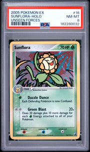 Sunflora-Holo Unseen Forces Pokemon Ex Unseen Forces 16 NM PSA 8