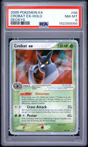 Crobat Ex-Holo Deoxys Pokemon Ex Deoxys 96 NM PSA 8