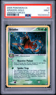 Ariados-Holo Unseen Forces Pokemon Ex Unseen Forces 2 NM PSA 9