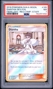 Diantha-Rev.Foil Fbdn.Lght.-Reg.Chmp.-Staff Pokemon Sun & Moon Forbidden Light 1