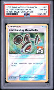 Bdybldg.Dmbls-Rv.Fl. Brn.Shdws.-Lg.Cup-Stff. Pokemon Sun & Moon Burning Shadows