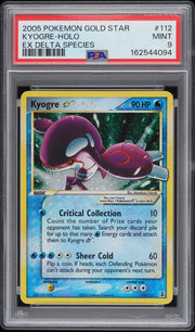 Kyogre-Holo Ex Delta Species Pokemon Ex Delta Species 112 NM PSA 9