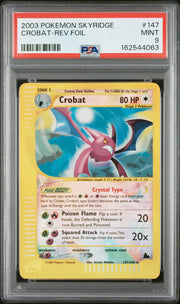Crobat-Rev.Foil Pokemon Skyridge 147 NM PSA 9