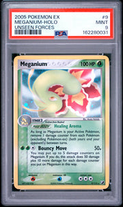 Meganium-Holo Unseen Forces Pokemon Ex Unseen Forces 9 NM PSA 9