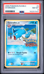 Gyarados Pokemon Rumble 6 NM PSA 8